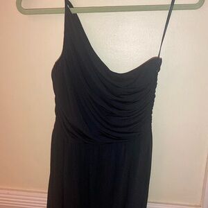 EUC Calvin Klein One Shoulder Black Dress Size 4